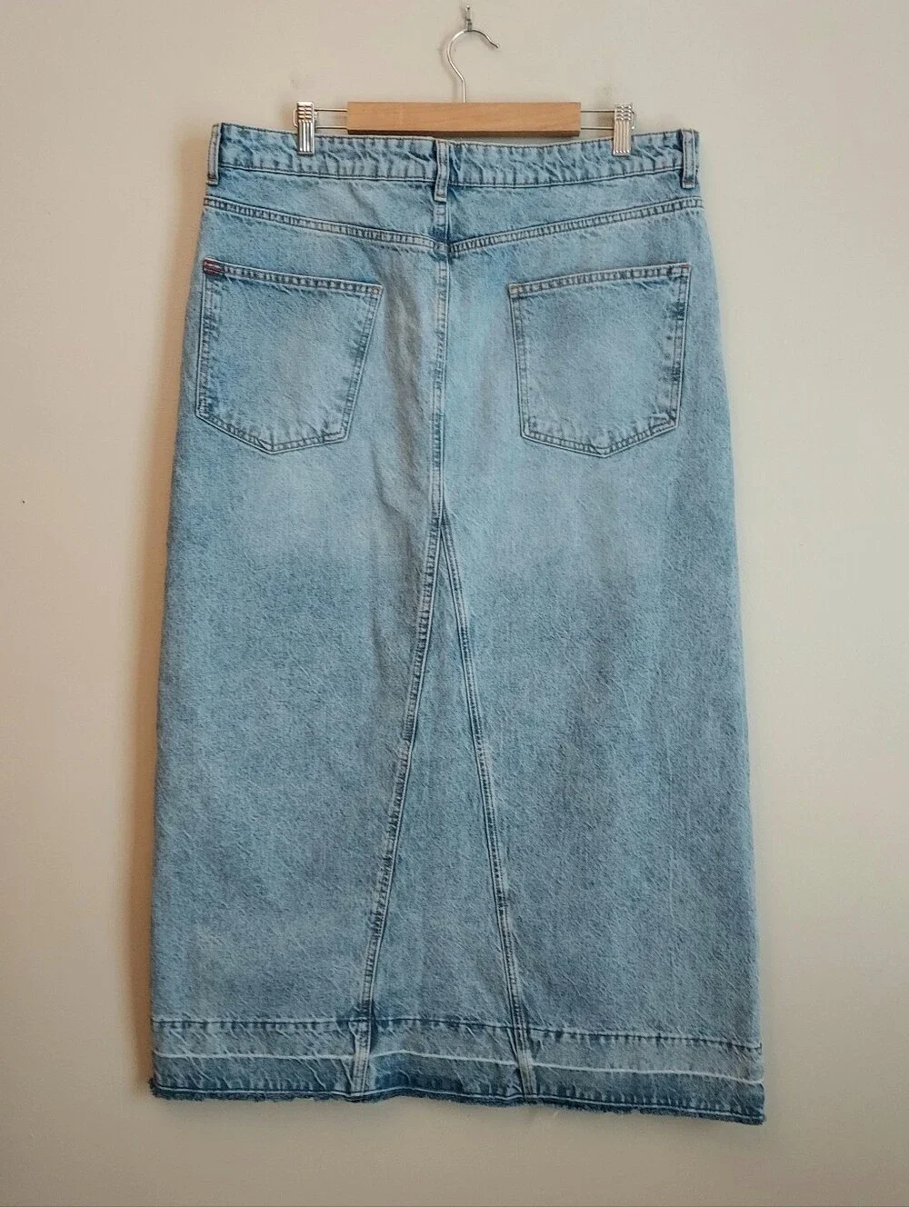 Urban Outfitters BSG Mandi Long Jean Denim Midi Skirt Size XL